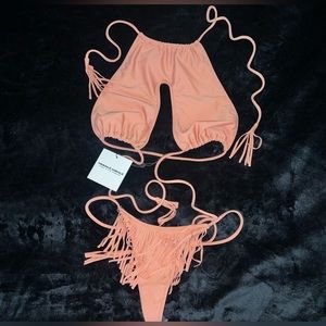 NWT MINIMALE ANIMALE Peach Two Piece